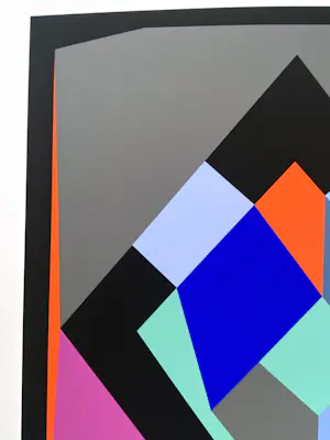 Guy Vandenbranden - Abstracte compositie - gesigneerde zeefdruk kopen? Bied vanaf 250!