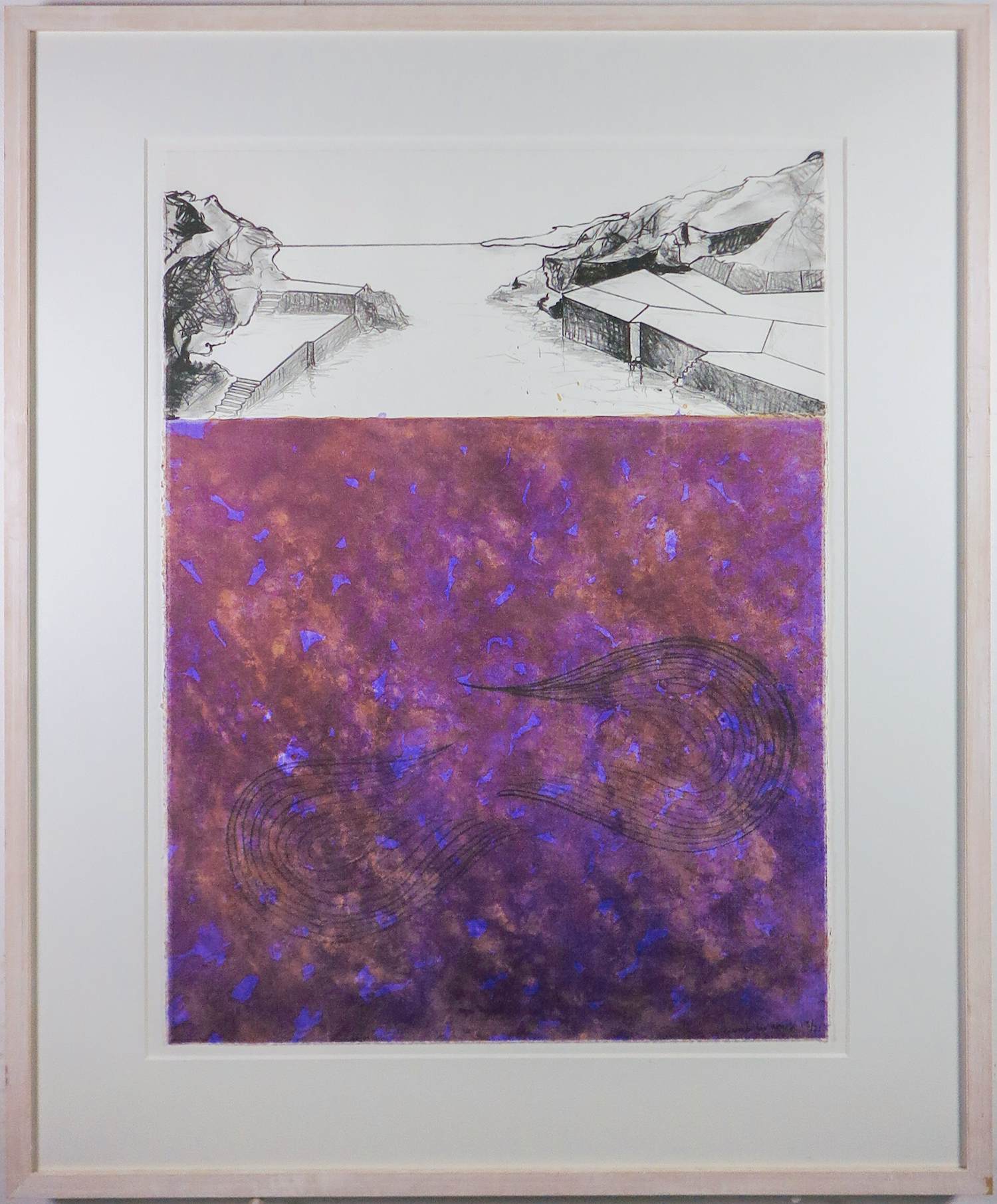 Arno Kramer - Litho, Z.T. - Ingelijst kopen? Bied vanaf 70!