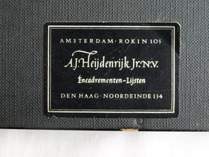 Willem Witsen - Ingelijste ets , Uilenburg I, Amsterdam – 1911 kopen? Bied vanaf 1!