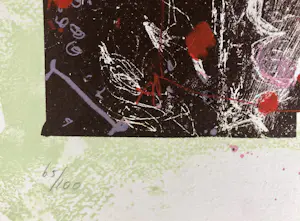 Rik van Iersel - Litho 'Kop' +Van Iersel Kunstboek "Between seeing and saying", Brochures en Tas kopen? Bied vanaf 10!