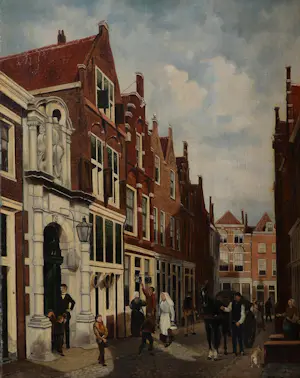 Buy Oene Romkes de Jongh - Stadsgezicht? Bid from 1450!