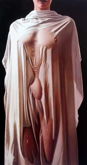 Willi Kissmer - giclée: Draperie verkocht voor € 125!