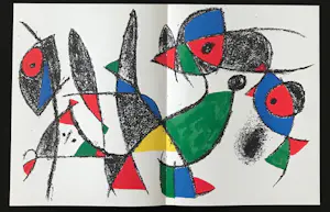 Joan Miro - Lithographie Originale VIII en IX kopen? Bied vanaf 50!