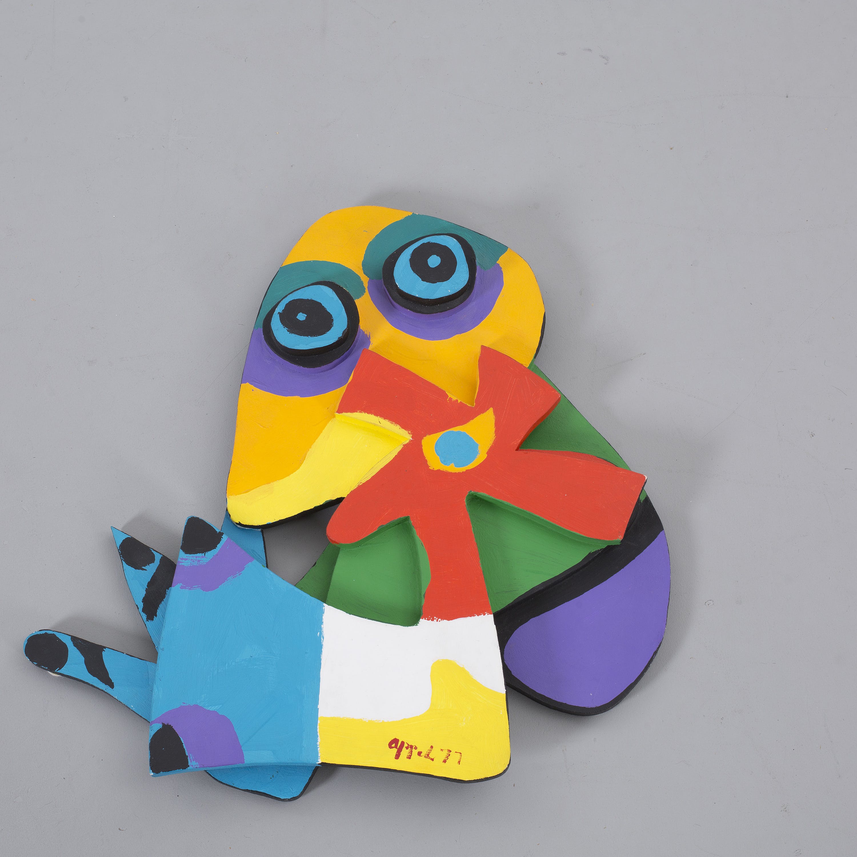 Karel Appel - Bloem met blauwe ogen kopen? Bied vanaf 3500!