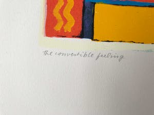 Clemens Briels - Zeefdruk, The convertible feeling - Nr. 89 kopen? Bied vanaf 1!