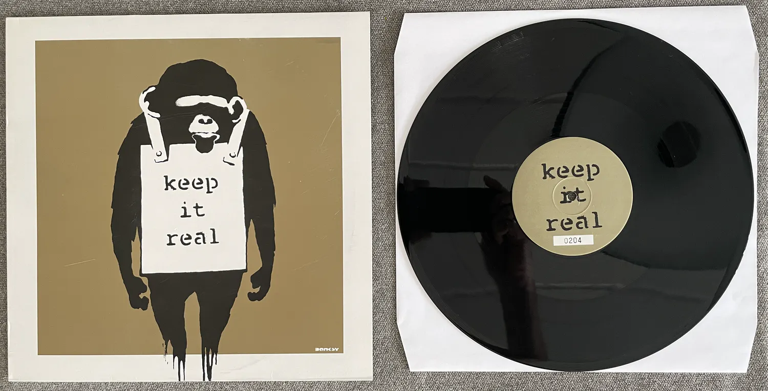 DJ DM / LAUGH NOW EP バンクシー banksy BANKSY DJ DM Keep It Real Laugh Now (Silver Cover Record)