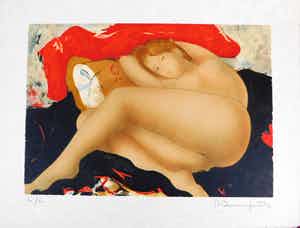 Alain Bonnefoit - Suite Nus: Oreiller verkocht voor € 40!