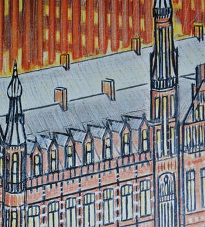Jeroen Henneman - Zeefdruk 1992 - groot: 96x70 cm kopen? Bied vanaf 95!