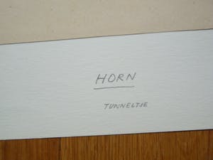 Lex Horn - TUNNELTJE en BERGLANDSCHAP kopen? Bied vanaf 40!