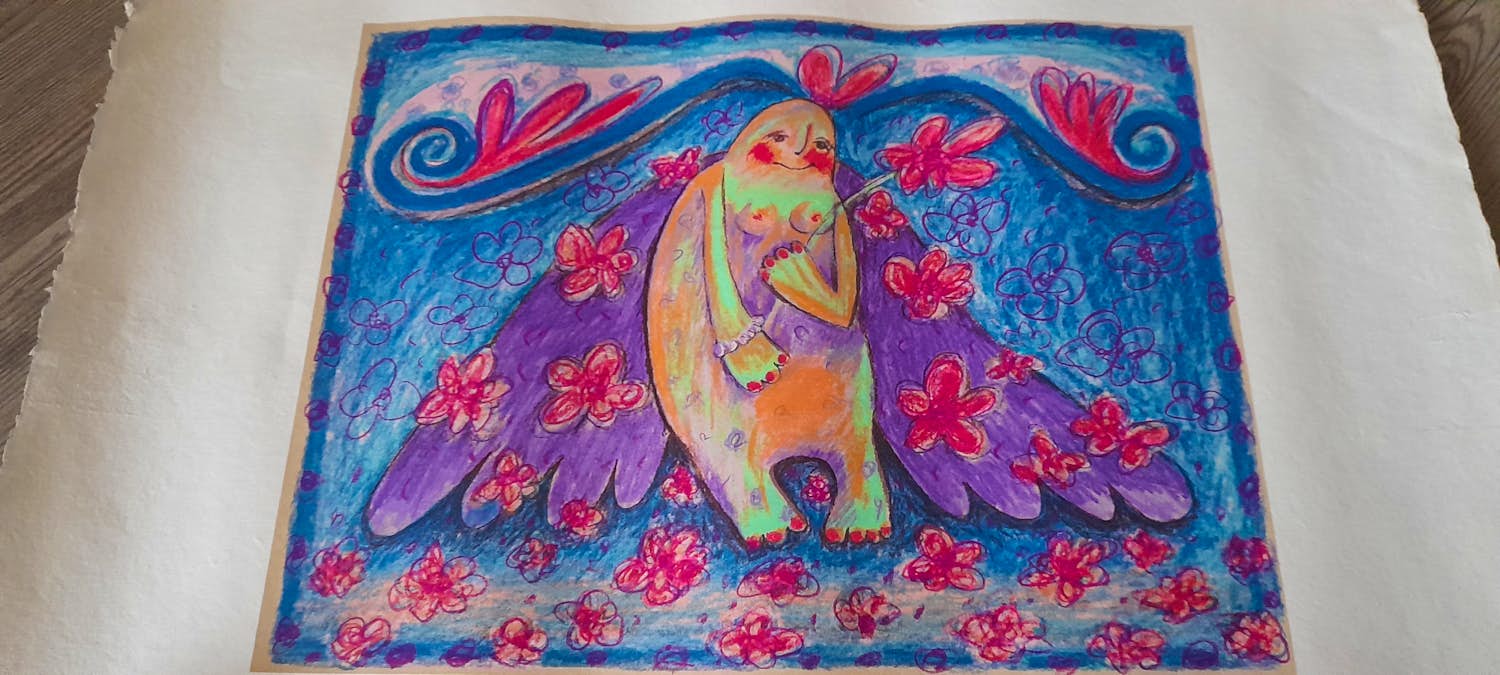 Sabine Tuchel - Blauwe vleugels kopen? Bied vanaf 30!