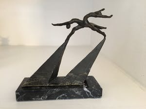 Corry Ammerlaan - Sculptuur “ Samenwerking “ kopen? Bied vanaf 40!