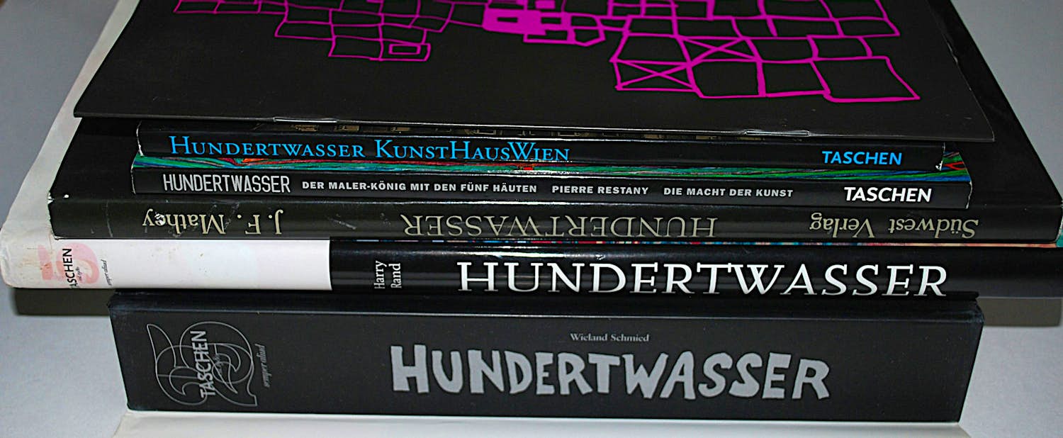 Friedensreich Hundertwasser - 6 boekwerken o.a. 3x hardcover kopen? Bied vanaf 20!
