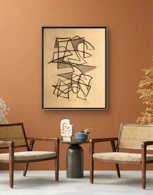 Silvin Bronkart - Große abstrakte Komposition aus dem Jahr 1953 kopen? Bied vanaf 750!