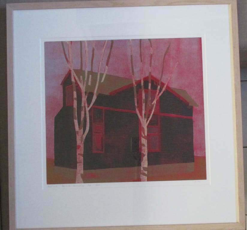 Henriette Boerendans - ingelijste houtsnede '16 mei', Barth-lijst verkocht voor € 50!