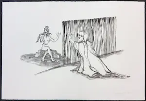 Pia Stadtbäumer - Litho uit de serie 'Glücklicher und nicht glücklicher Bürger' kopen? Bied vanaf 1!