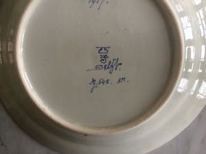 Porceleyne Fles - 3 wandborden 1917 kopen? Bied vanaf 225!