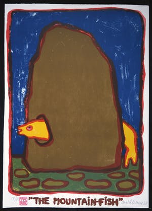 Mark Brusse - Zeefdruk, The Mountain-Fish kopen? Bied vanaf 1!