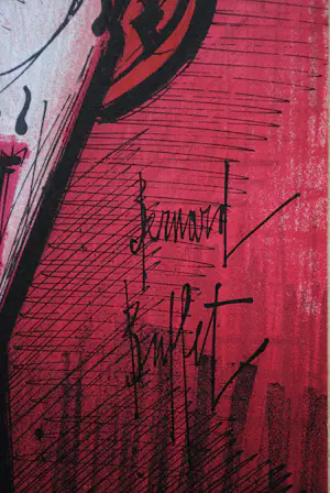 Bernard Buffet - De Rode Clown, originele litho (Mourlot 1967) kopen? Bied vanaf 120!