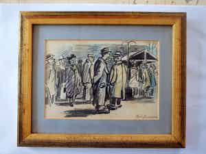 Jan van Bloppoel - mensen op de markt verkocht voor € 35!