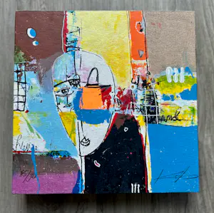 Kantcho Kanev - Zonder titel op paneel kopen? Bied vanaf 50!