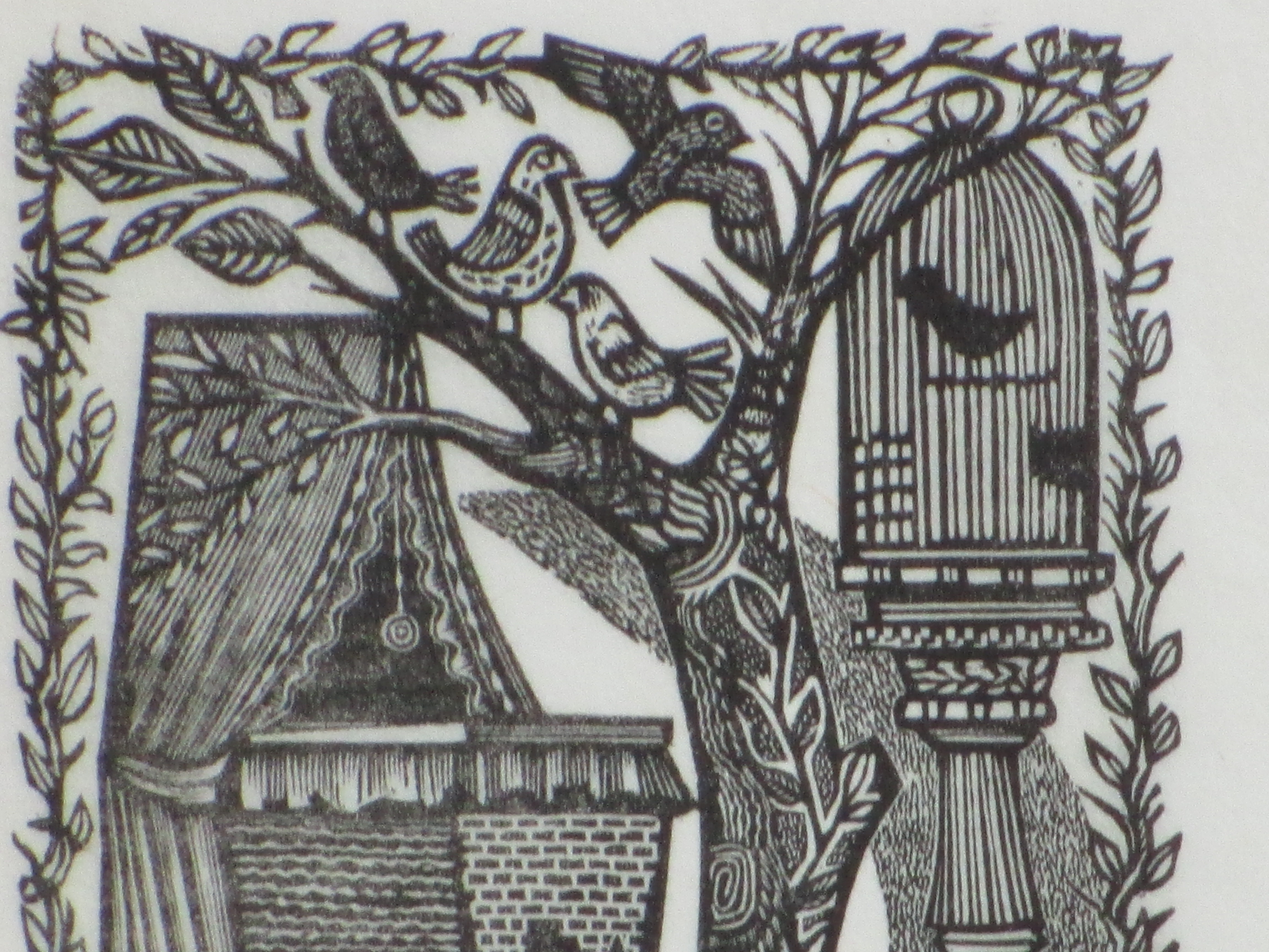 Lou Strik - Beestenboel - Houtsnede kopen? Bied vanaf 1!