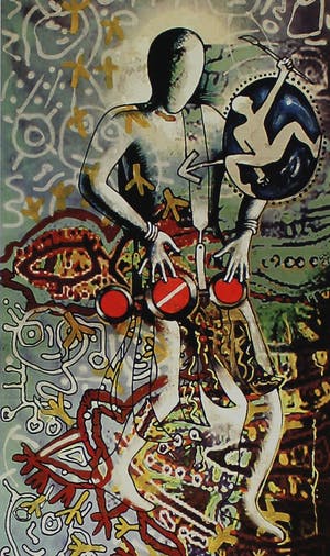 AcheterMark Kostabi - Paul kostabi - tony Esposito - "Mediterraneam Dream"- glicée - 2014? Enchérissez de 80!