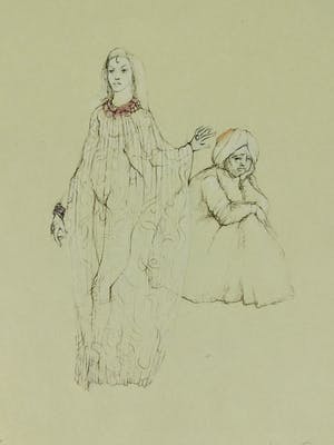 Leonor Fini - Jeune fille et servant kopen? Bied vanaf 30!