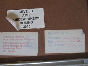 Jan van den Langenberg - Ingelijste gemengde techniek kopen? Bied vanaf 55!