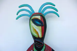 Henk Vierveijzer - Beschilderd hout en papier-maché, Stormy (Groot!) kopen? Bied vanaf 300!