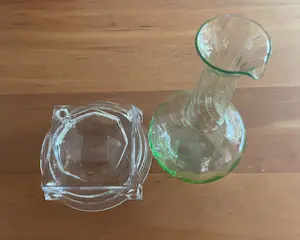 Borek Sipek - Karaf fragiel Boheems kristal op massieve Boheems kristallen houder kopen? Bied vanaf 210!