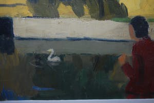 Georges Joubin - Scene in Örebro (Zweden) - olieverf op doek kopen? Bied vanaf 65!