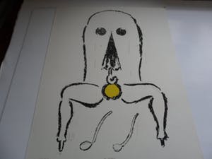Mathieu Meyers - Litho, "De visser"uit de Hors serie van 1982. kopen? Bied vanaf 30!