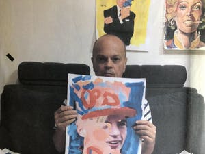 Peter Klashorst - Beschilderde Zeefdruk van Max Verstappen kopen? Bied vanaf 80!