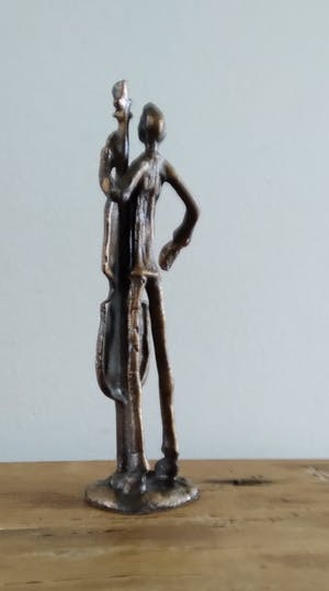Brons (Onbekend) - beeldje van muzikant, abstract kopen? Bied vanaf 25!