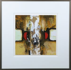 Hans Vanhorck - Zeefdruk, Zonder titel - Ingelijst kopen? Bied vanaf 1!