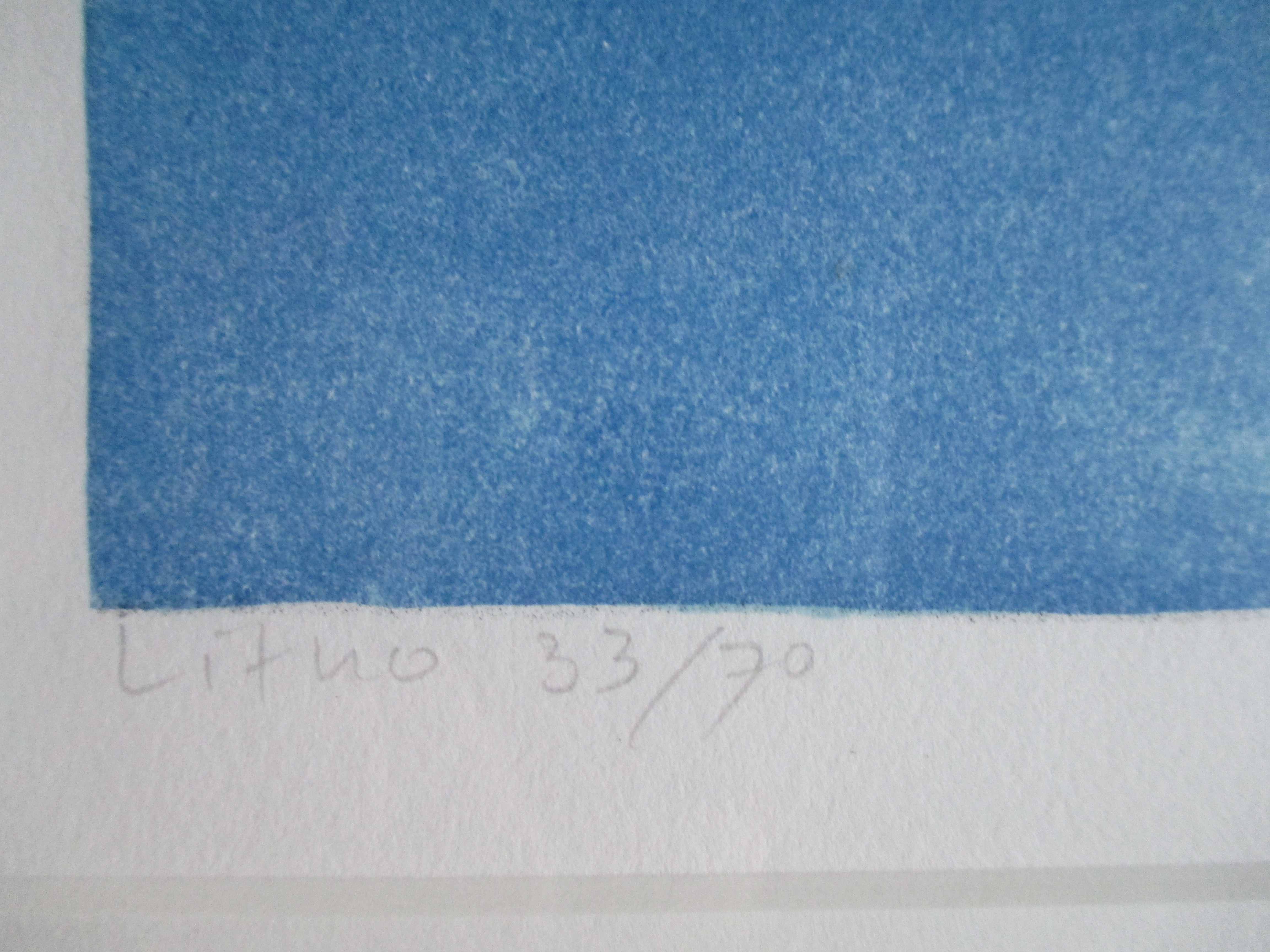 Lon Buttstedt - Grote ingelijste litho 'Himalaya Blues VI' Barth lijst kopen? Bied vanaf 60!