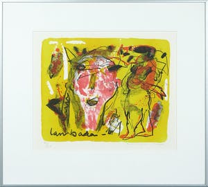 Dominique Chan - Zeefdruk, Lambada - Ingelijst kopen? Bied vanaf 1!