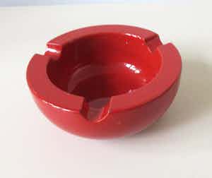 ADCO - Vuurrode asbak model 312 verkocht voor € 18!