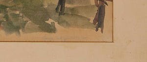 Guido van de Griendt - Landschap in Friesland - 1960 - aquarel op papier - BKR Amsterdam kopen? Bied vanaf 20!