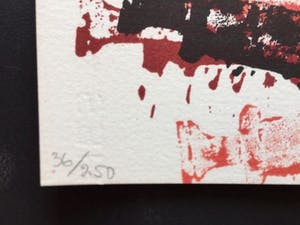 Arman - Hypored - Litho van spuiten - Gesigneerd - 36/250 - Mooi ingelijst kopen? Bied vanaf 250!