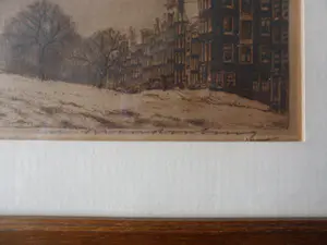 Cornelis Brandenburg - Ets - Koepelkerk, Amsterdam kopen? Bied vanaf 40!