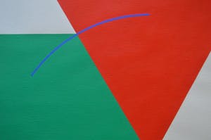 Nigel Kent - Acryl op papier, Geometrische compositie kopen? Bied vanaf 1!