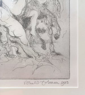 Ronald Tolman - Roof der Sabijnse maagden, aquatint ets (mooi ingelijst) kopen? Bied vanaf 100!