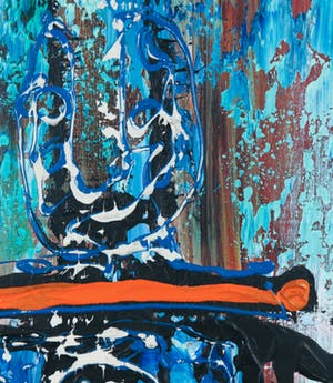 Hans Vanhorck - Olieverf op doek, Abstract image kopen? Bied vanaf 1!