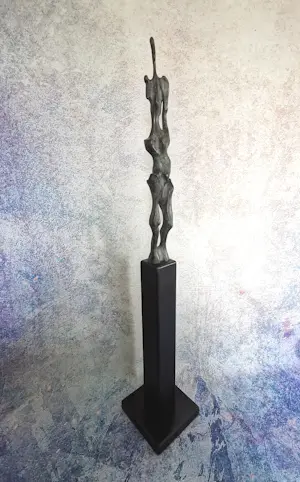 Ety Bagchus - Etienne groot Brons abstract sculptuur Apeldoorn - Lommel kopen? Bied vanaf 800!