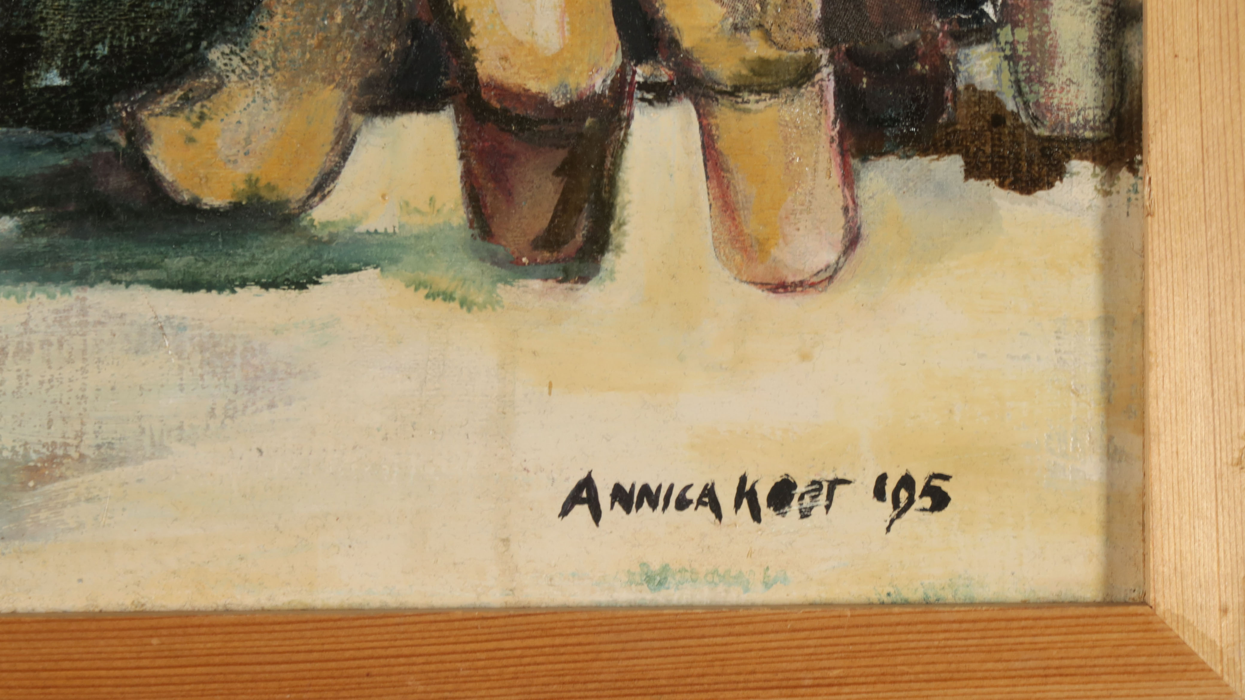 Annica Koot - Acryl op doek, De Pianist - Ingelijst kopen? Bied vanaf 40!