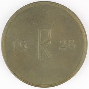 Jaap Kaas - Bronzen penning: Schoonheid in Sport | Olympische Spelen Amsterdam 1928, 1927 kopen? Bied vanaf 60!