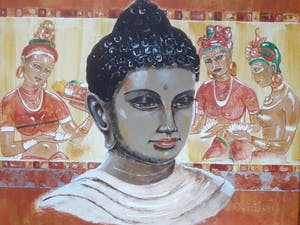 Greetje Korne - Faber - Oosters tafereel. kopen? Bied vanaf 45!