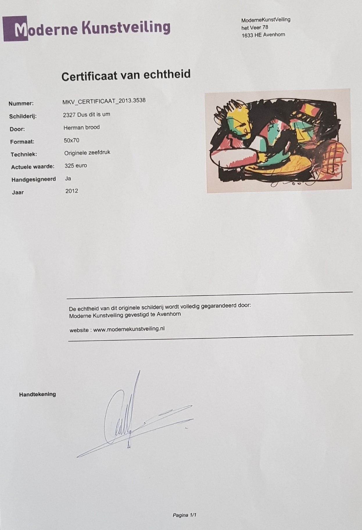 Herman Brood - Dus dit is um? kopen? Bied vanaf 200!