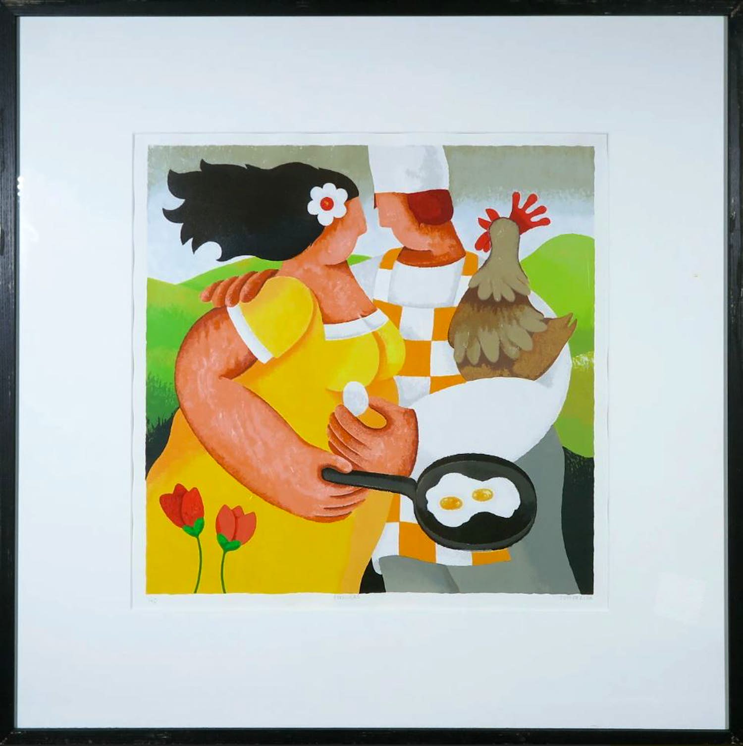 Yvonne Zomerdijk - 4031137 Zeefdruk, Kakelvers kopen? Bied vanaf 25!